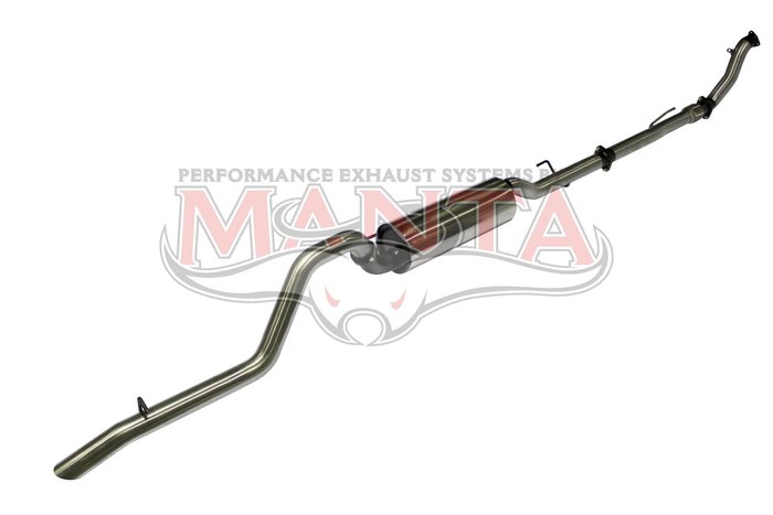 Hilux N70 3 Inch Full Exhaust System - Manta - Common Rail Cowboys